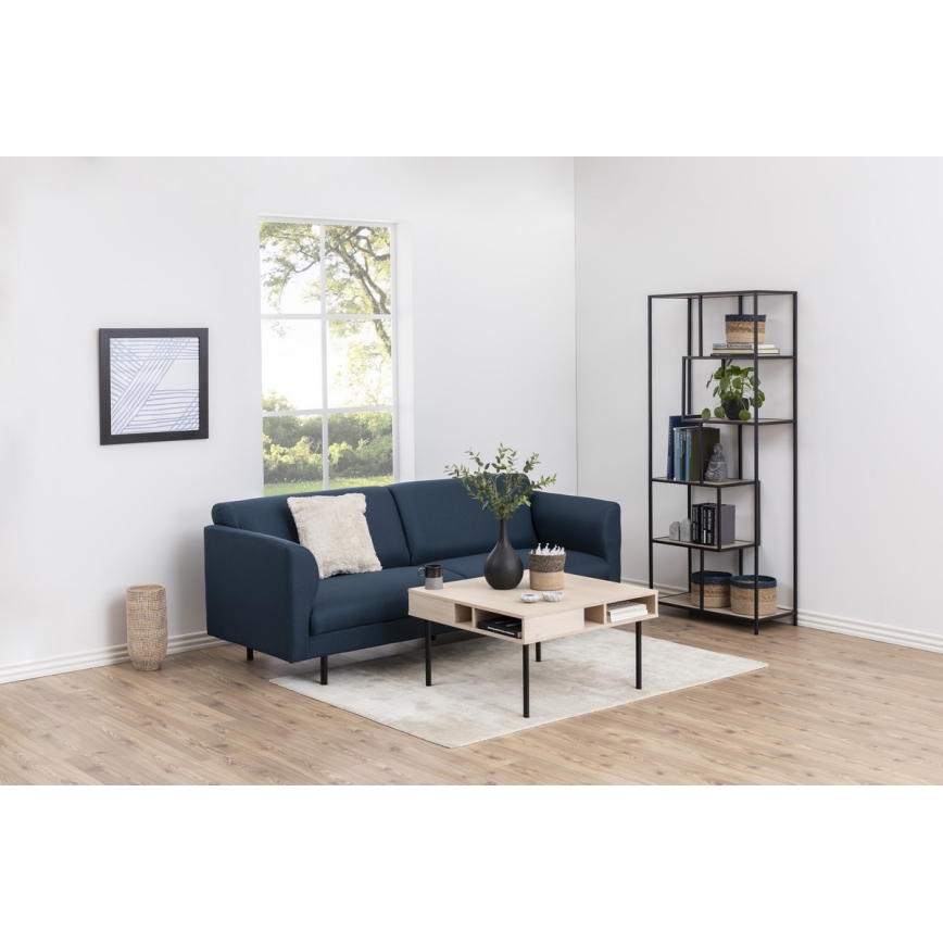 Bücherregal SARON Eiche/Schwarz