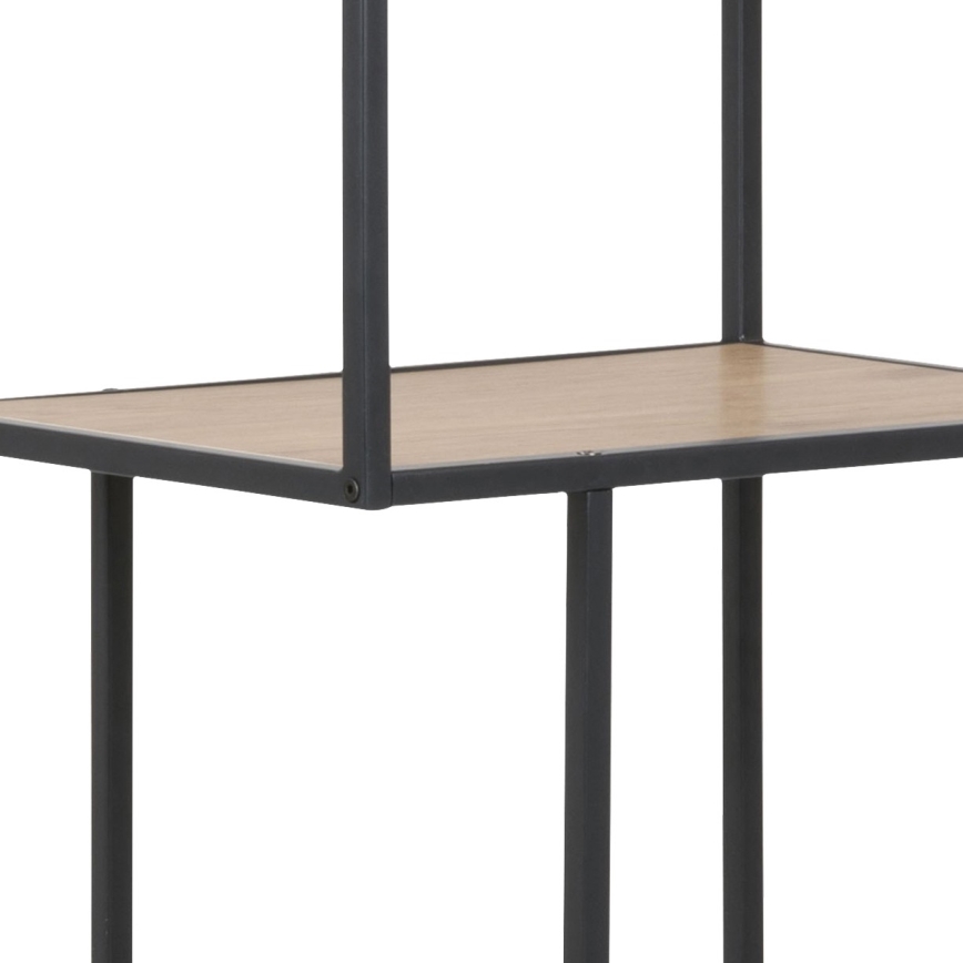 Bücherregal SARON Eiche/Schwarz