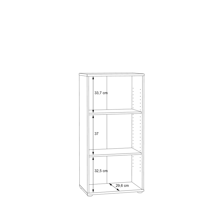 Bücherregal URAN Artisan-Eiche