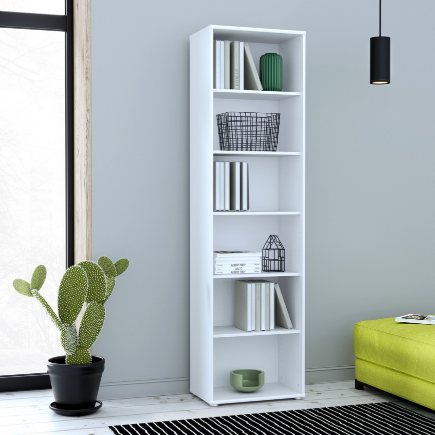 Bücherregal URAN, weiß