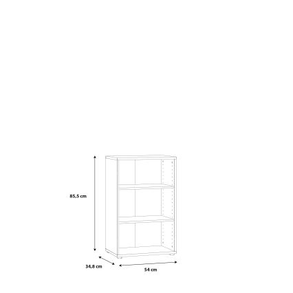 Bücherregal URAN weiß