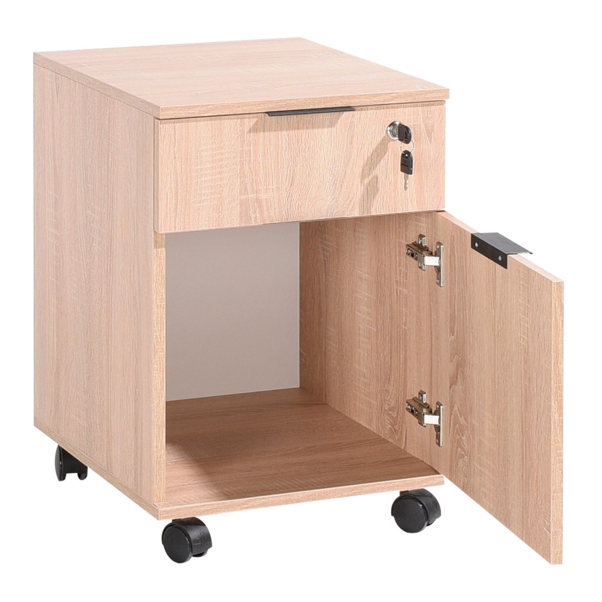 Büro-Container 61x41 cm braun