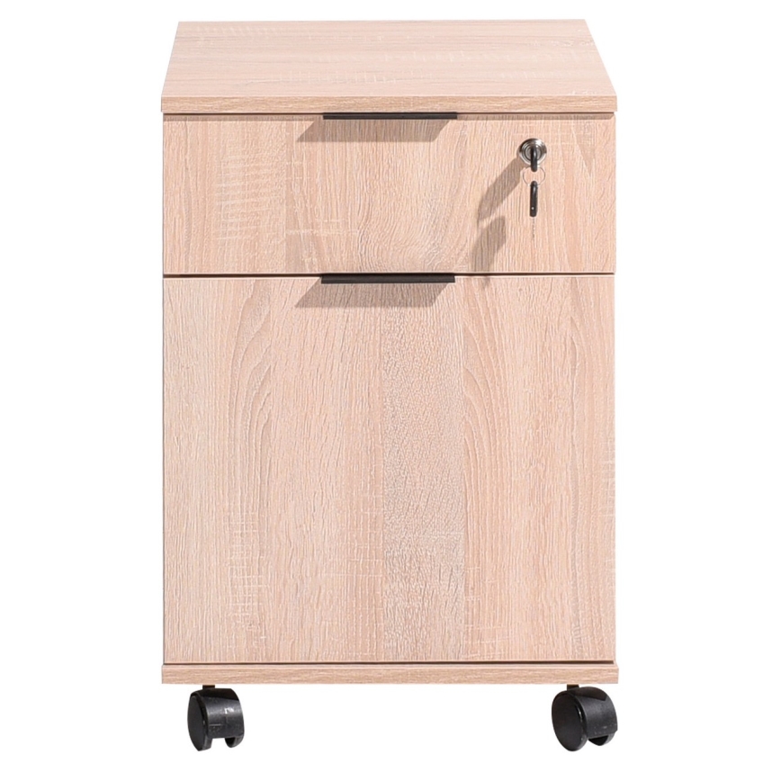 Büro-Container 61x41 cm braun