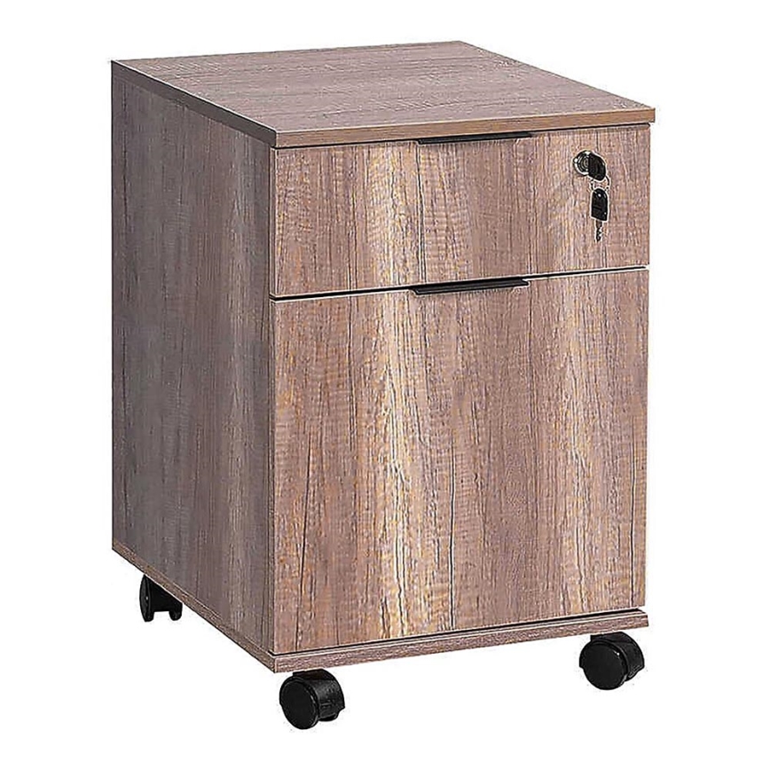 Büro-Container 61x41 cm braun