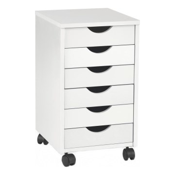 Büro-Container SIMON 63x37 cm weiß