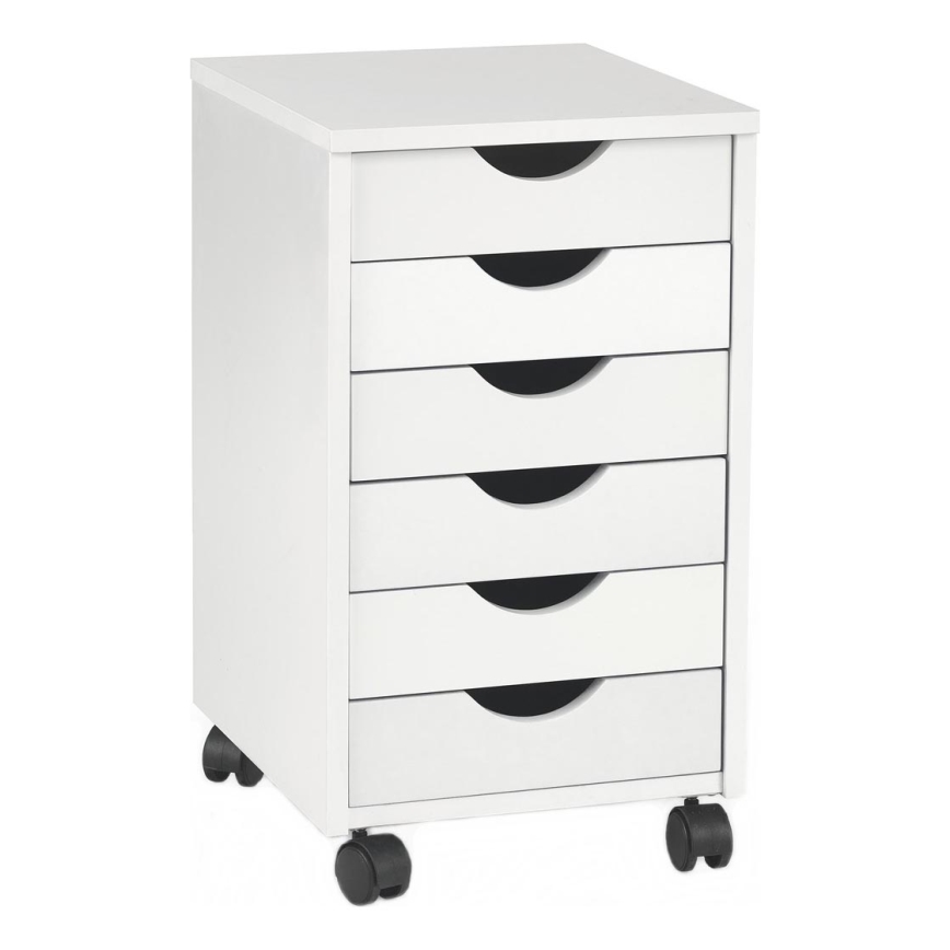 Büro-Container SIMON 63x37 cm weiß