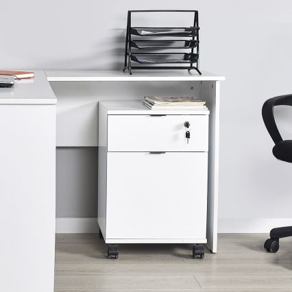 Bürocontainer 61x41 cm Weiß