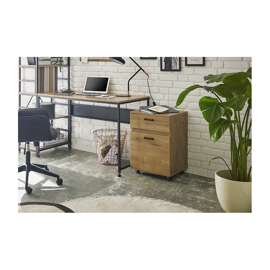 Bürocontainer MIRANE in Eiche