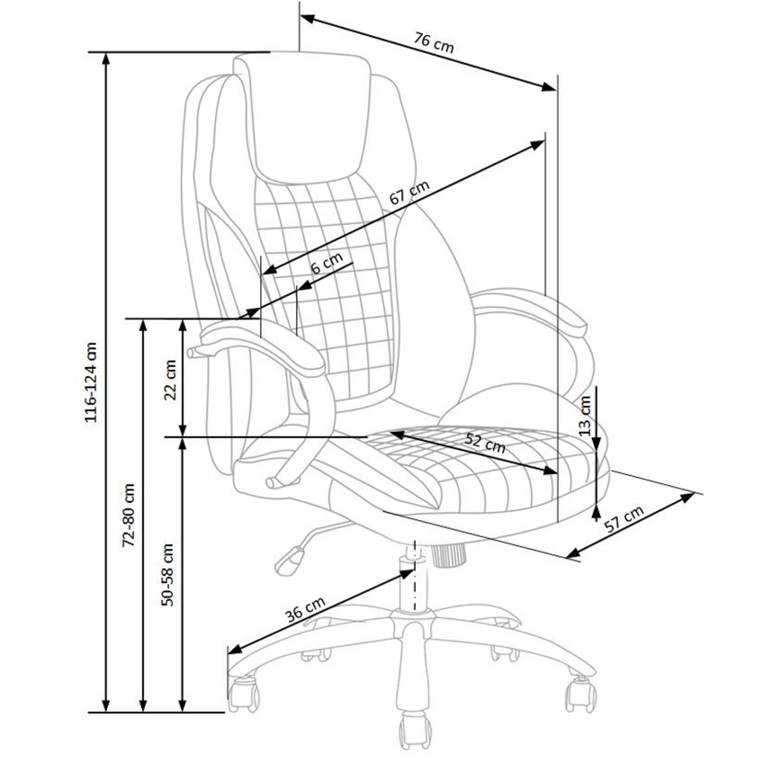 Bürostuhl CALMARA schwarz