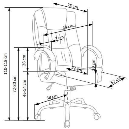Bürostuhl SELO, grau