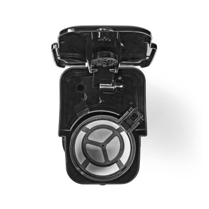 Butler – Kaffeemaschine für eine Tasse 0,4 l mit Reisebecher, 750 W/230 V, Edelstahl/Schwarz