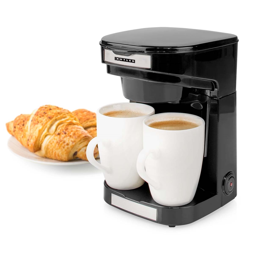 Butler - Kaffeemaschine für zwei Tassen 450W/230V schwarz