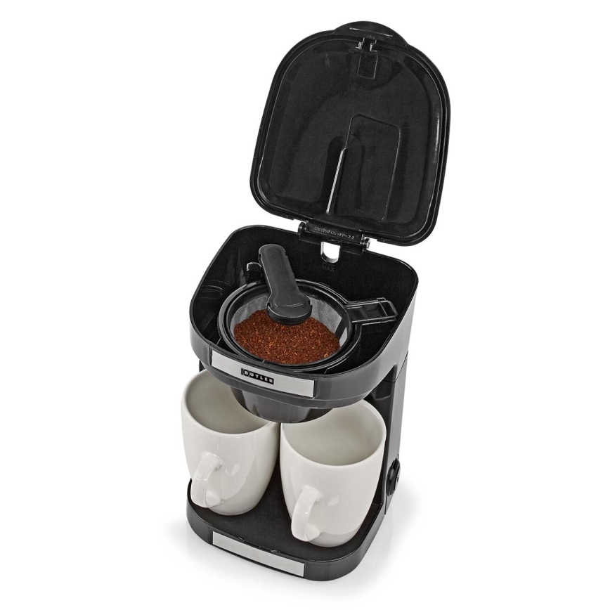 Butler - Kaffeemaschine für zwei Tassen 450W/230V schwarz