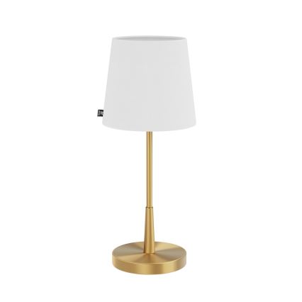 ByRydens - Tischlampe LUMI 1xE27/8W/230V weiß/gold 48,5 cm