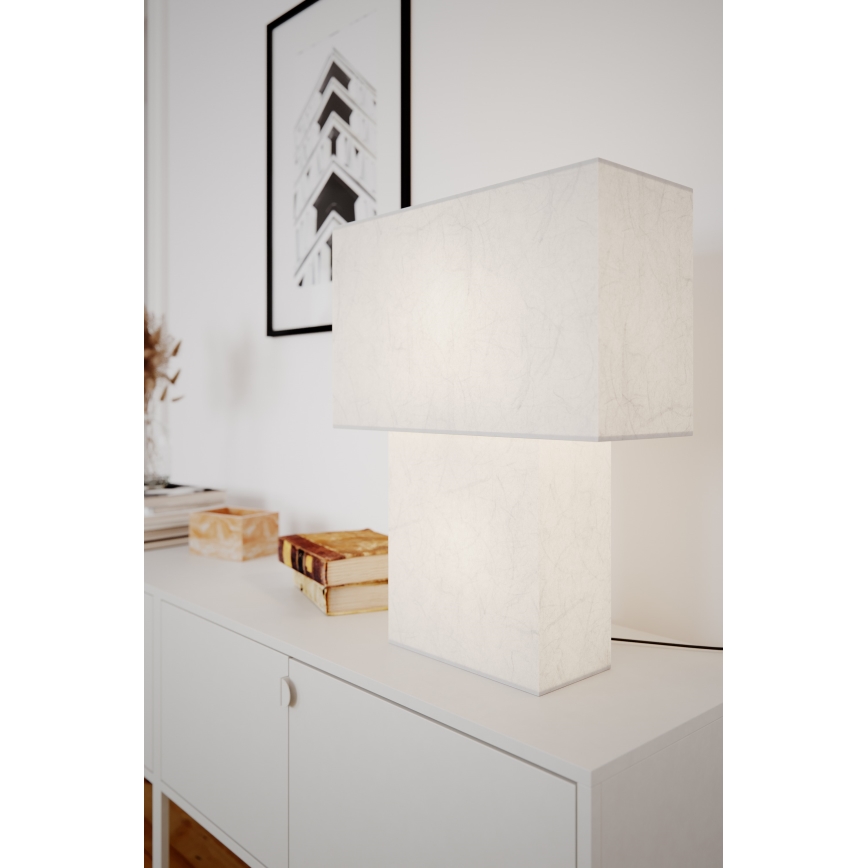 ByRydens - Tischlampe iSQUARE 1xE27/8W/230V weiß