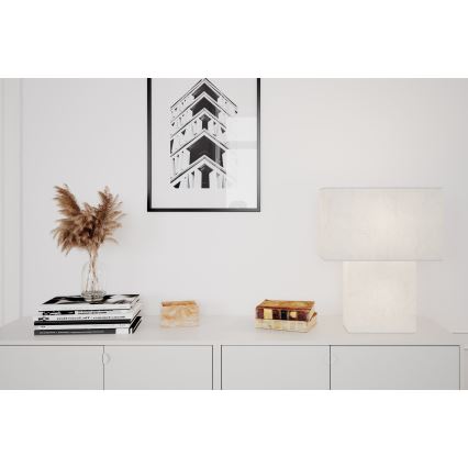 ByRydens - Tischlampe iSQUARE 1xE27/8W/230V weiß