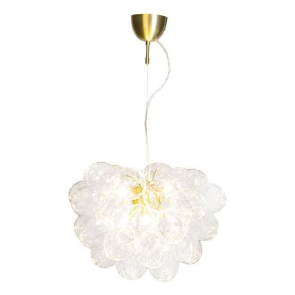 ByRydens - Pendelleuchte mit Kabelaufhängung GROSS 8xG9/5W/230V klar