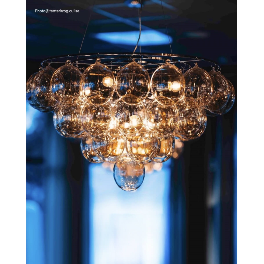 ByRydens - Seilpendelleuchte GROSS GIANT 8xE27/8W/230V