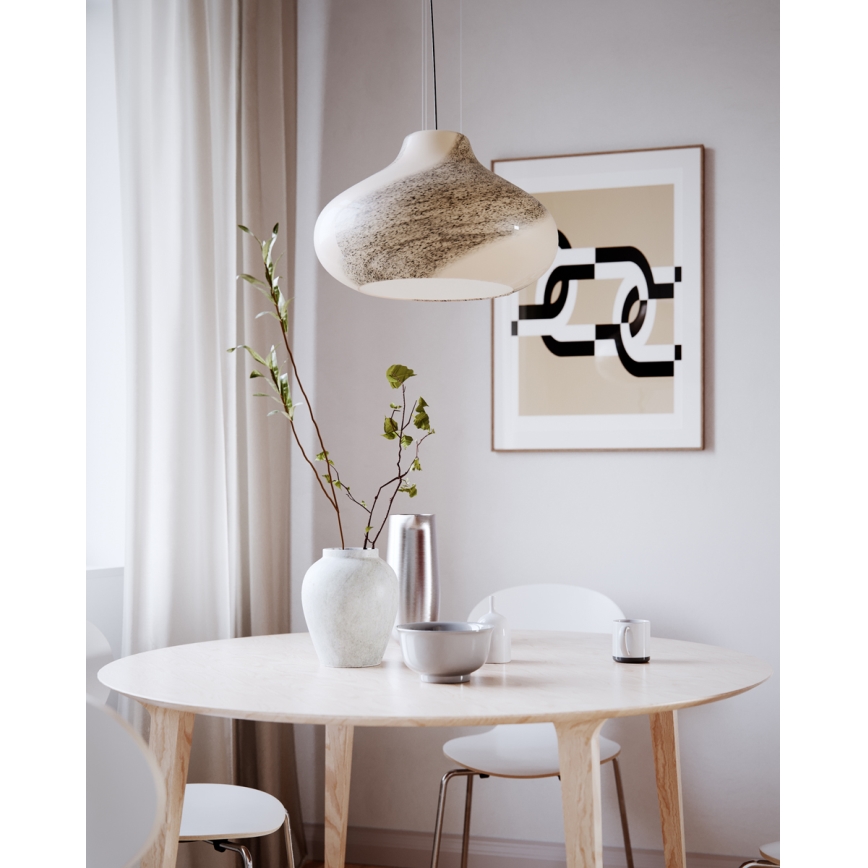 ByRydens - Hängeleuchte an Kabel MIRA 1xE27/5W/230V braun