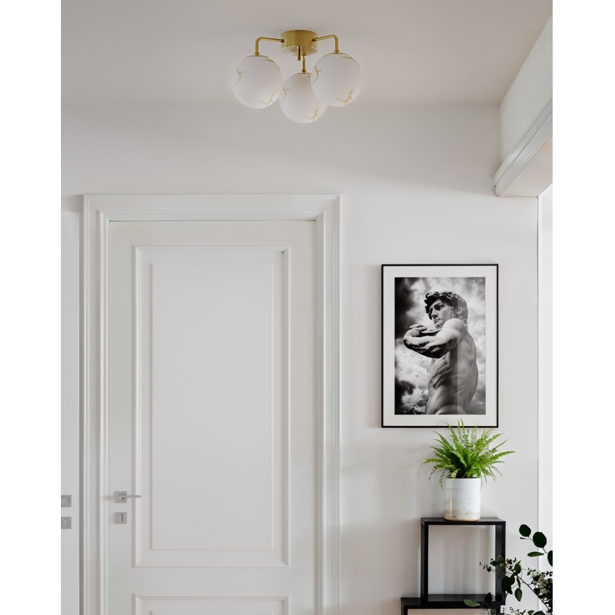 ByRydens - Aufputz-Deckenleuchte BELLAGIO 3xE27/8W/230V