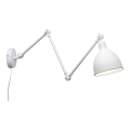 ByRydens - Dimmbare Wandleuchte BASAR 1xE27/5W/230V weiß