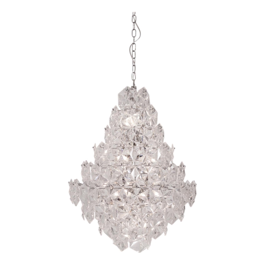 ByRydens - Kronleuchter an Kette MONARQUE GRANDE 11xE14/5W/230V klar d 58 cm
