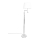 ByRydens - LED-Stehleuchte ORLANDO 1xE27/5W/230V + LED/3W weiß/glänzendes Chrom d 36 cm