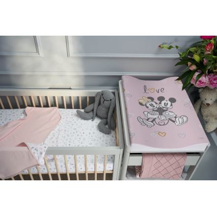 CebaBaby - Wickelauflage beidseitig COSY DISNEY 50x70 cm rosa
