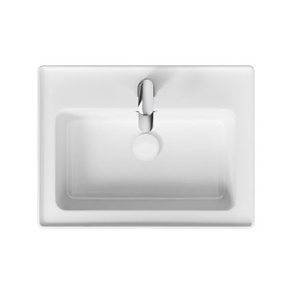 Cersanit K114-006 - Einbauwaschbecken CREA 44,5x60 cm Keramik/glänzend weiß
