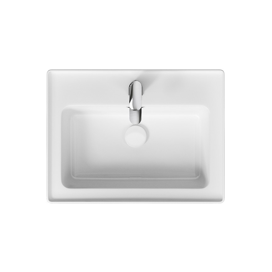Cersanit K114-006 - Einbauwaschbecken CREA 44,5x60 cm Keramik/glänzend weiß