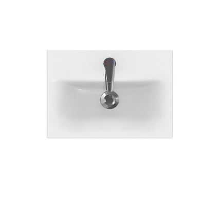 Cersanit K116-008 - Einbauwaschbecken MODUO SLIM 35x50 cm Keramik/glänzendes Weiß