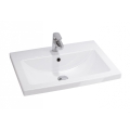Cersanit K32-003-BOX - Waschbecken für Aufsatz-/Wandmontage COMO 45x60 cm Keramik/glänzend weiß