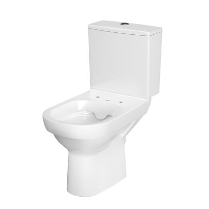 Cersanit K35-035 - Stand-WC CITY mit WC-Sitz, Keramik/weiß