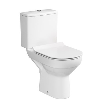 Cersanit K35-037 - Stand-WC mit WC-Sitz CITY Keramik/weiß