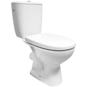 Cersanit K667-052 - Stand-WC mit ARTECO-Sitz, Keramik/weiß