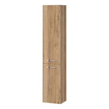 Cersanit S1003-001 - Wandhängender Badezimmerschrank NIKO 140x30 cm Walnuss