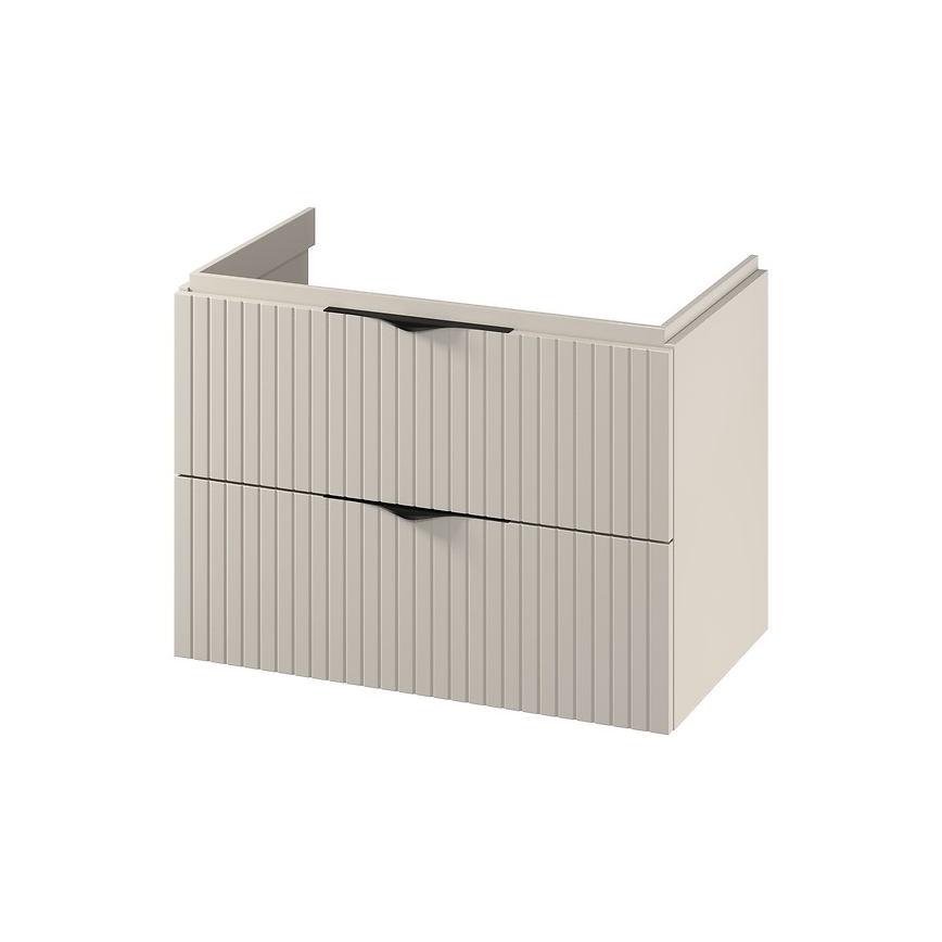 Cersanit S1015-003 - Wandhängender Unterschrank für Waschbecken TIRSO 80x55x45 cm beige