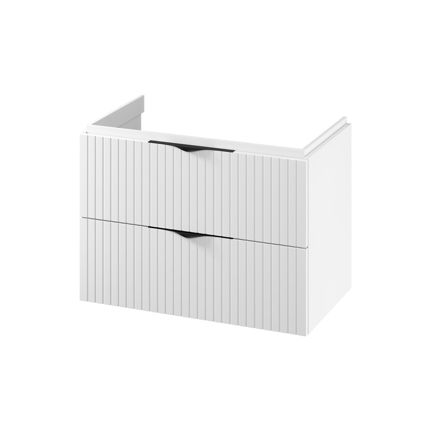 Cersanit S1015-004 - Hängender Unterschrank für Waschbecken TIRSO 80x55x45 cm weiß