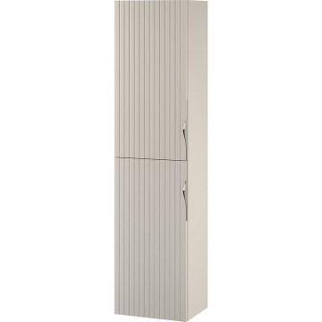 Cersanit S1015-006 - Wandhängender Badezimmerschrank TIRSO 40x160x30 cm beige