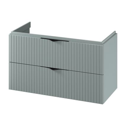 Cersanit S1015-012 - Wandhängender Unterschrank für Waschbecken TIRSO 100x45 cm, Mint