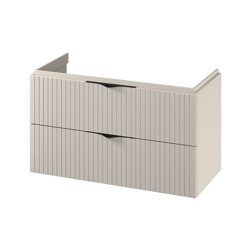 Cersanit S1015-013 - Hängender Waschtischunterschrank TIRSO 100x55x45 cm beige