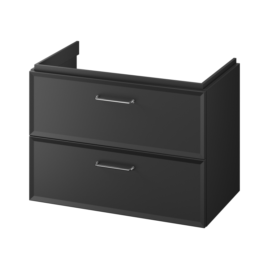 Cersanit S1017-003 - Hängender Unterschrank für Waschbecken MILLE 80x45 cm schwarz