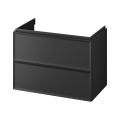 Cersanit S1017-003 - Hängender Waschtischunterschrank MILLE 80x55x45 cm schwarz