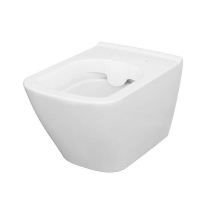 Cersanit S701-405 - Wandhängendes WC mit WC-Sitz CITY SQUARE Keramik/weiß