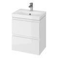 Cersanit S801-229-DSM - Hängender Unterschrank mit Waschtisch MODUO SLIM 50x62x35 cm hochglanzweiß