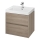 Cersanit S924-008 - Hängender Waschtischunterschrank CREA 60x54x45 cm Eiche