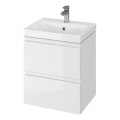 Cersanit S929-012 - Hängender Waschtischunterschrank MODUO 49,4x39,7 cm, Hochglanzweiß