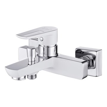 Cersanit S951-008 - Badewannenarmatur MILLE weiß/glänzendes Chrom