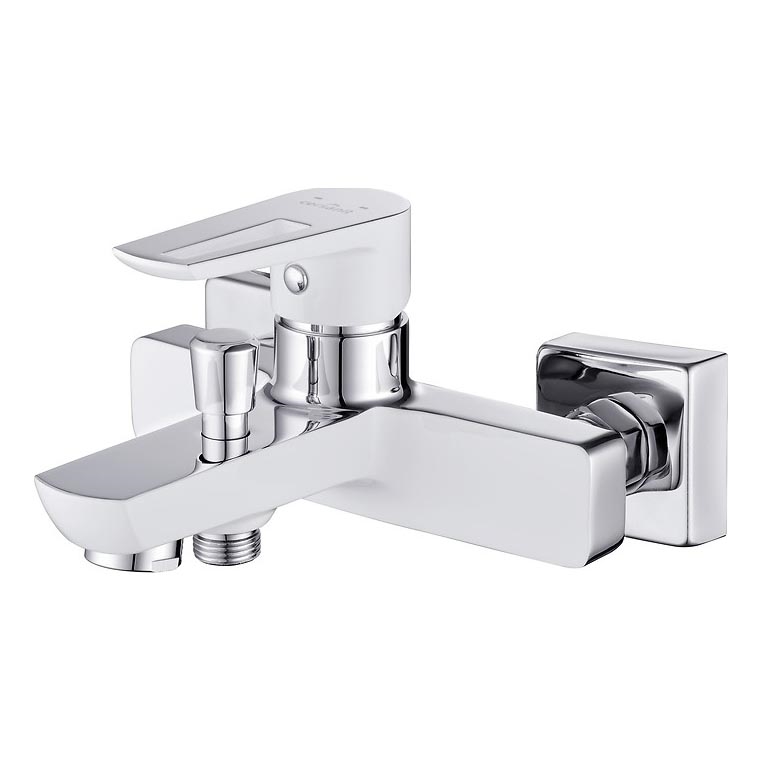 Cersanit S951-008 - Badewannenarmatur MILLE weiß/glänzendes Chrom