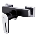 Cersanit S951-034 - Duscharmatur MILLE schwarz/glänzendes Chrom